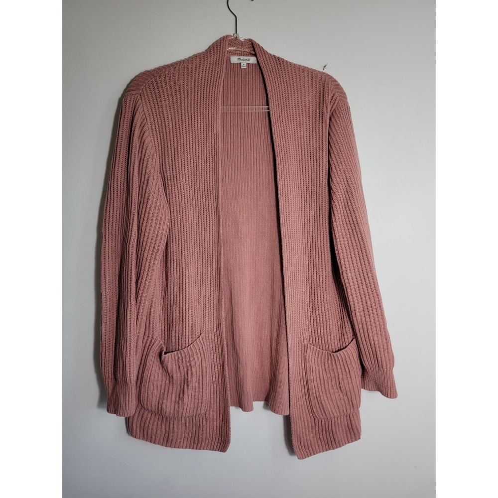 Madewell Medium pink cardigan.